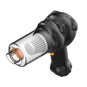 Aspirator Auto Portabil 4‑în‑1  120W, Fără Fir, Negru