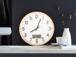 Ceas de Perete Rotund 30cm – Silențios, cu Dată, Temperatură și Secundar - Image 4