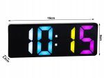 Ceas Digital cu Alarmă, Termometru și Funcție Snooze – Afișaj Color și Dată - Image 7