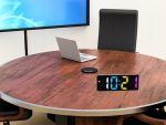 Ceas Digital cu Alarmă, Termometru și Funcție Snooze – Afișaj Color și Dată - Image 3