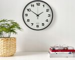 Ceas de perete mare 30 cm – silențios, fără atingere, mâna a doua - Image 3