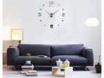 Ceas de perete XXL 3D – Autocolant silențios, diametru 130 cm - Image 5