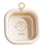 Cada Pliabilă pentru Bebeluși – Maro, 3.5 L, Model Fata, 30x30x3.5 cm