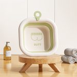 Cada Pliabilă pentru Bebeluși – Verde, 3.5 L, Model Fundulet, 30x30x3.5 cm - Image 6