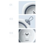 Cada Pliabilă pentru Bebeluși – Gri, 4L, Model Koala, 30x30x3.5 cm - Image 5