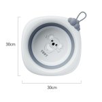 Cada Pliabilă pentru Bebeluși – Gri, 4L, Model Koala, 30x30x3.5 cm - Image 2