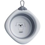 Cada Pliabilă pentru Bebeluși – Gri, 4L, Model Koala, 30x30x3.5 cm