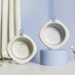 Cada Pliabilă pentru Bebeluși – Mov, 3 L, Model Picioare,  31.5x31.5x3.5 cm, - Image 4