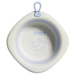 Cada Pliabilă pentru Bebeluși – Mov, 3 L, Model Picioare,  31.5x31.5x3.5 cm,