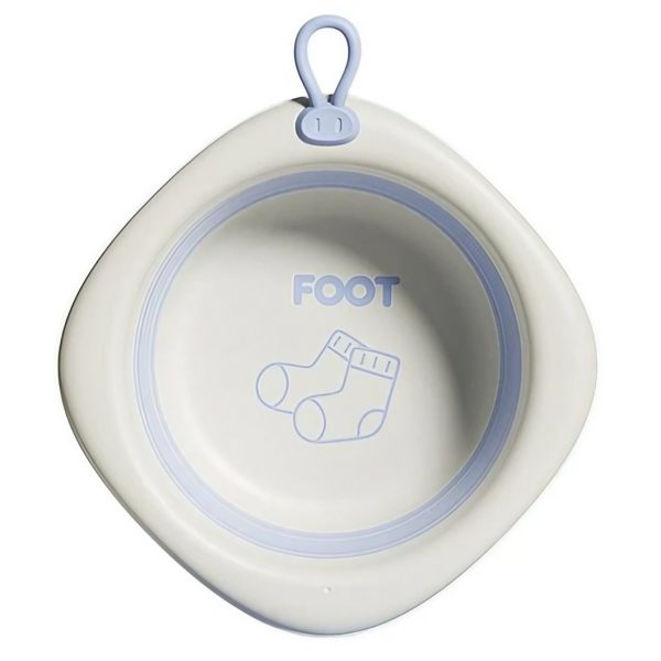 Cada Pliabilă pentru Bebeluși – Mov, 3 L, Model Picioare, 31.5x31.5x3.5 cm,
