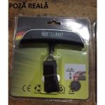Cântar Digital Portabil cu Curea – Alb-Negru, 50 kg, Funcție Tare, 12.5 x 2.8 x 2.8 cm - Image 4