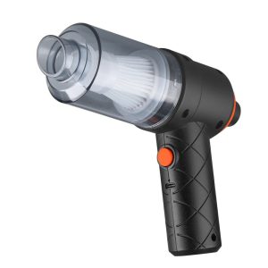 Aspirator Portabil 2 în 1, Fără Fir, USB, Negru
