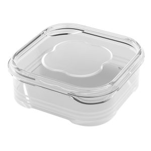 Cutie Alimentară 350ml – Plastic Transparent, Sigilată, 12x12x4.5cm