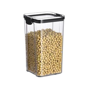 Recipient Plastic Ermetic 1300 ml, pentru Alimente/Obiecte, 10.2x18.5 cm, Transparent