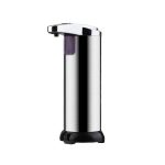 Dispenser Sapun Lichid cu Senzor Infrarosu, Otel Inoxidabil, 250ml, Gri