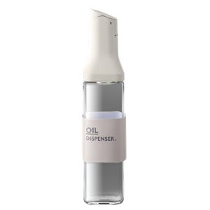 Dispenser Automat pentru Ulei, 500 ml – Alb, 29.5x6x6 cm, Cu Deschidere Gravitațională