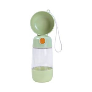 Sticluță Portabilă  pentru Animale, Verde, 400 ml + 182 ml