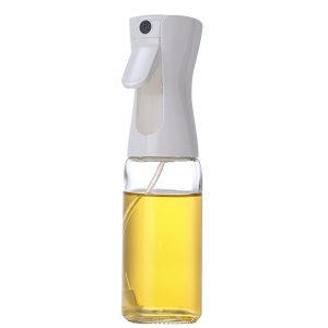 Pulverizator Ulei & Oțet – 200 ml, Reîncărcabil, Plastic, Alb