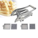 Feliator Manual Inox pentru Cartofi și Legume, 2 Dimensiuni, 25.5x11.7 cm, Argintiu - Image 11