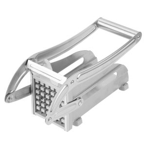 Feliator Manual Inox pentru Cartofi și Legume, 2 Dimensiuni, 25.5x11.7 cm, Argintiu