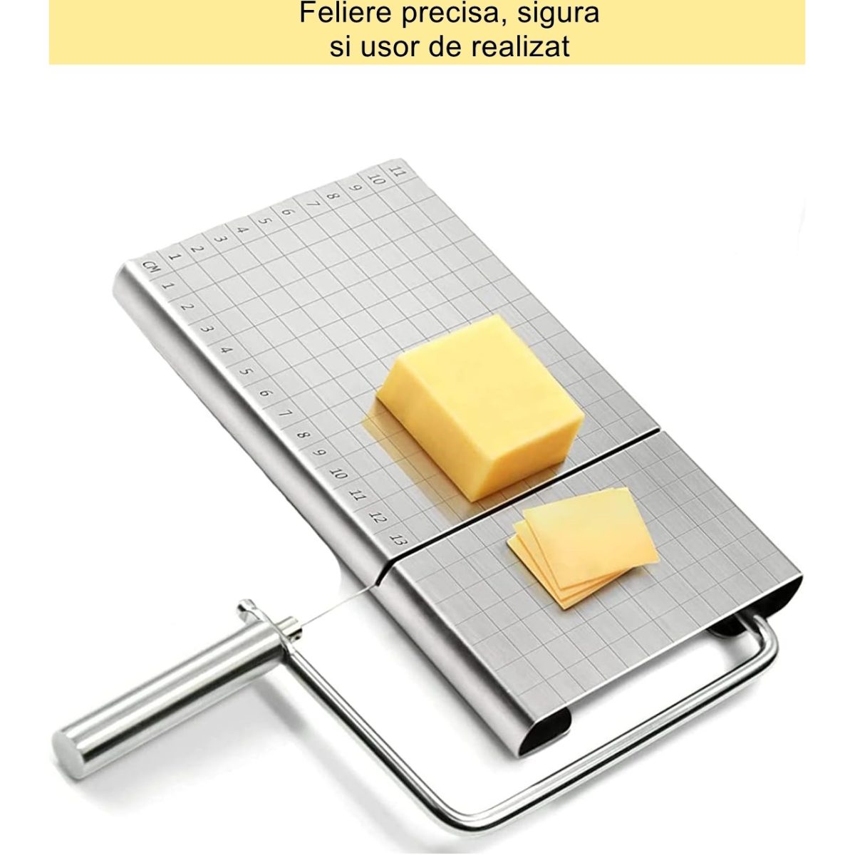 Feliator Manual Inox, 5 Lame, Antiderapant, 21x12.2x2.8 cm, Argintiu - Image 5