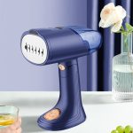 Aparat de Calcat Vertical cu Abur, 1500W, Rezervor 138ml, Pliabil, Anti-Calcar, Albastru - Image 9