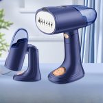 Aparat de Calcat Vertical cu Abur, 1500W, Rezervor 138ml, Pliabil, Anti-Calcar, Albastru - Image 2