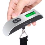 Cântar Digital Portabil cu Curea – Alb-Negru, 50 kg, Funcție Tare, 12.5 x 2.8 x 2.8 cm - Image 10