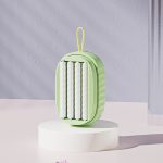 Perie Spălat Haine  cu Dispenser, 4 Perii, Verde - Image 7