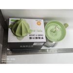 Storcător de Citrice Manual, Rezistent, Ușor de Folosit și Depozitat, Durabil, Calitativ, 16.5x13 cm, Transparent/Verde - Image 8