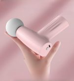 Mini Aparat de Masaj Tip Pistol, USB-C, 3 Viteze, 120 min, Roz - Image 3