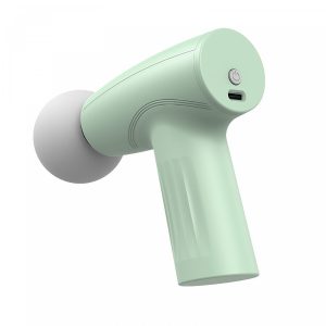 Mini Aparat de Masaj Tip Pistol, USB-C, 3 Viteze, 120 min, Verde