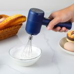 Mixer Electric fără Fir, Uz Casnic, 3 Accesorii, Albastru Închis - Image 4