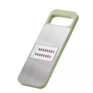 Set Multifuncțional 7 Piese – Tăiere și Mărunțire Legume, Otel Inoxidabil, Gri-Verde