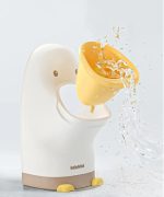 Pisoar portabil pentru copii, model rățușcă, +1 an, alb/galben - Image 5