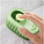 Perie Spălat Haine  cu Dispenser, 4 Perii, Verde - Image 4