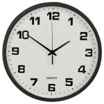 Ceas de perete mare 30 cm – silențios, fără atingere, mâna a doua