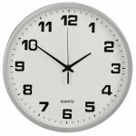 Ceas de Perete Rotund 30cm – Silențios, Fără Atingere, cu Mână a Doua