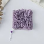 Prosop de Baie 2în1 cu Burete din Plasă, Mov, 17×17 cm - Image 6