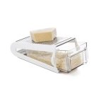 Răzătoare de Bucătărie cu Cutie Colectoare, 2 Lame, Inox & ABS, Alb - Image 8