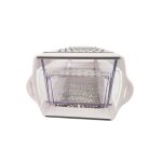 Răzătoare de Bucătărie cu Cutie Colectoare, 2 Lame, Inox & ABS, Alb - Image 7