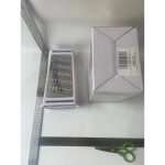 Răzătoare de Bucătărie cu Cutie Colectoare, 2 Lame, Inox & ABS, Alb - Image 3