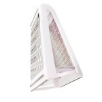 Răzătoare de Bucătărie cu Cutie Colectoare, 2 Lame, Inox & ABS, Alb