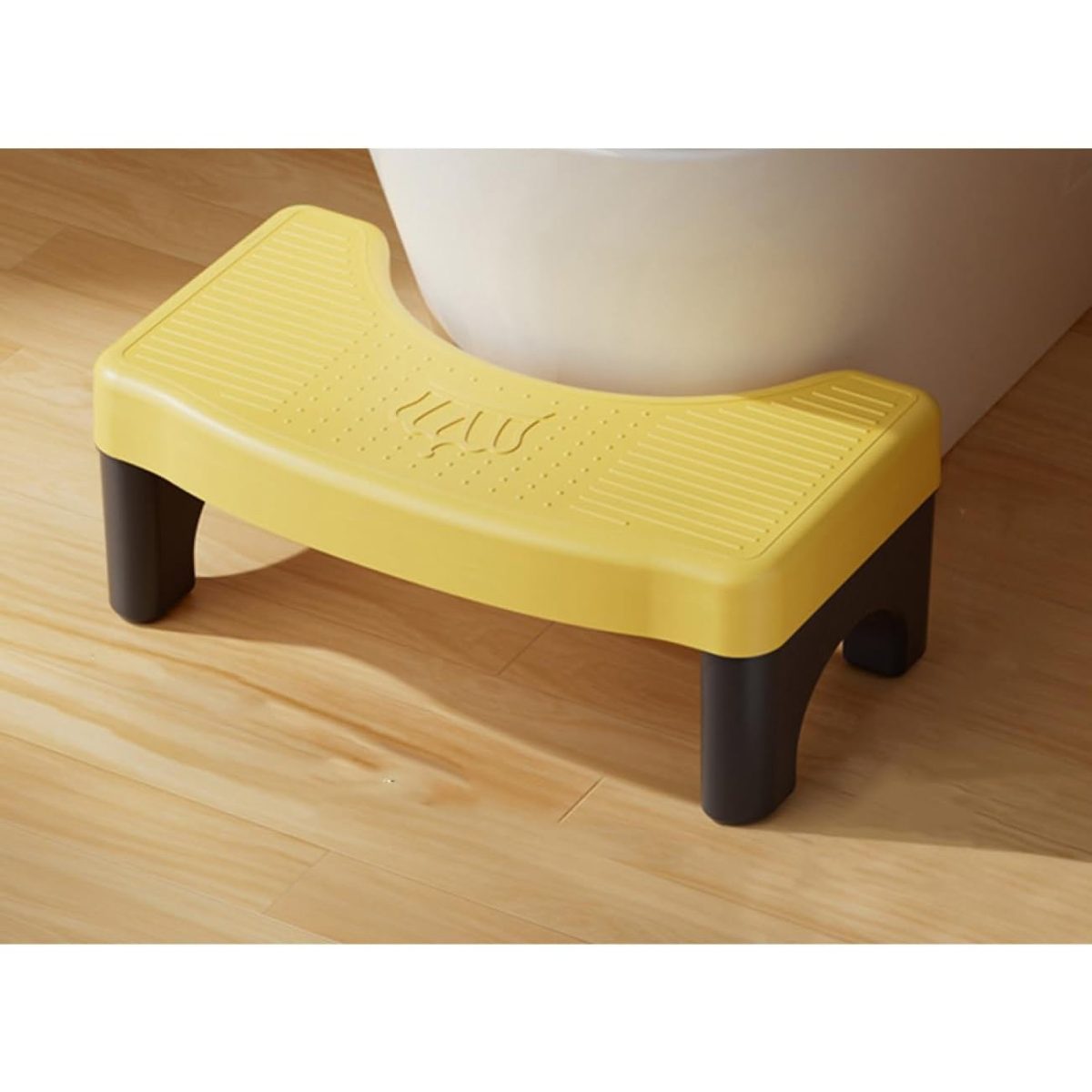 Scăunel WC , Inaltator pentru Toaletă, Galben, 38×22×17 cm - Image 3