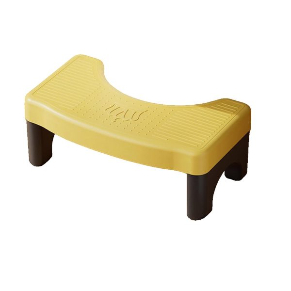 Scăunel WC , Inaltator pentru Toaletă, Galben, 38×22×17 cm
