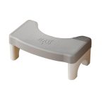 Scăunel WC , Inaltator pentru Toaletă, Gri, 38×22×17 cm
