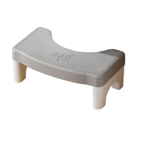 Scăunel WC , Inaltator pentru Toaletă, Gri, 38×22×17 cm