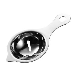 Separator de ouă din inox, 14x7.5 cm, argintiu – ușor de folosit