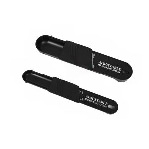 Set doua linguri masurare ajustabile material ABS, 16x3.5x1.6 cm, negru