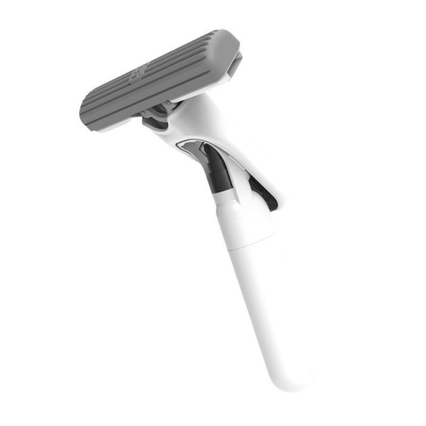 Mop Plat cu Pulverizare, Recipient Soluție, Sistem Stoarcere, 15.5 x 15.5 x 12.5 cm, Alb